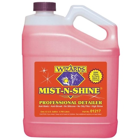 Wizard Products Wizard Products WIZ01217 1 gal Detailer Mist-N-Shine Exterior Bottle WIZ01217